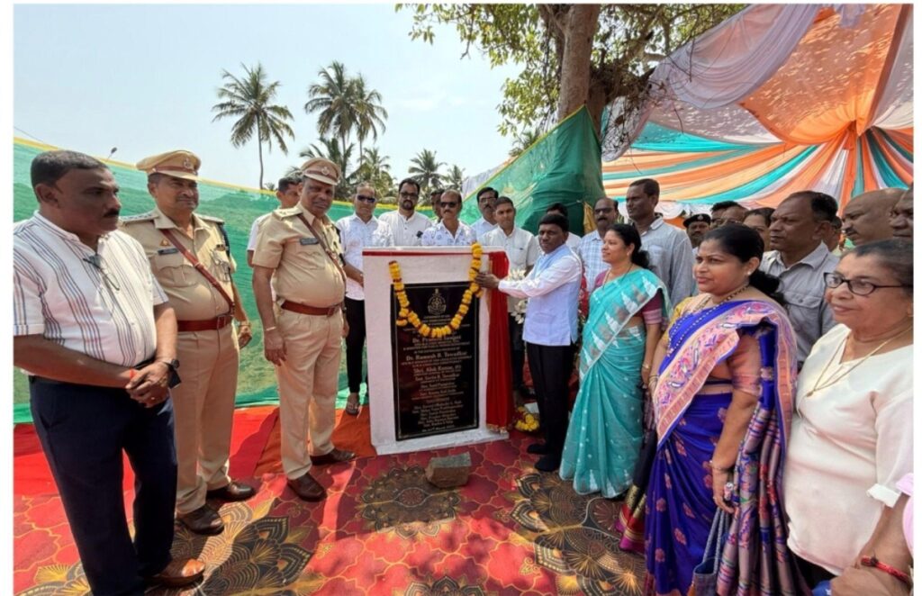 Foundation stone laid for Coastal Security PS at Talpona, Canacona
