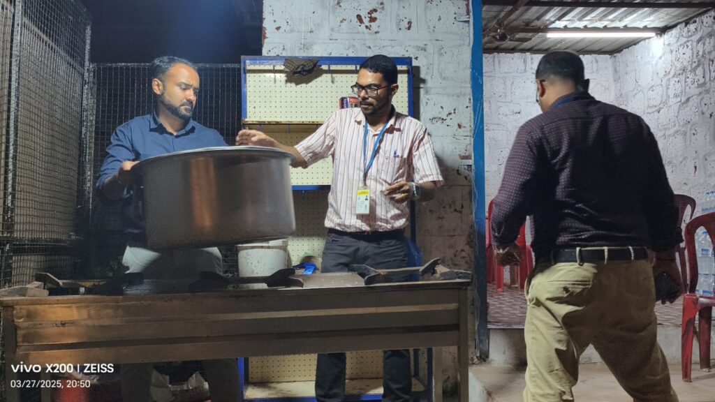 FDA conducts hygiene monitoring drive at Anjuna & Arpora