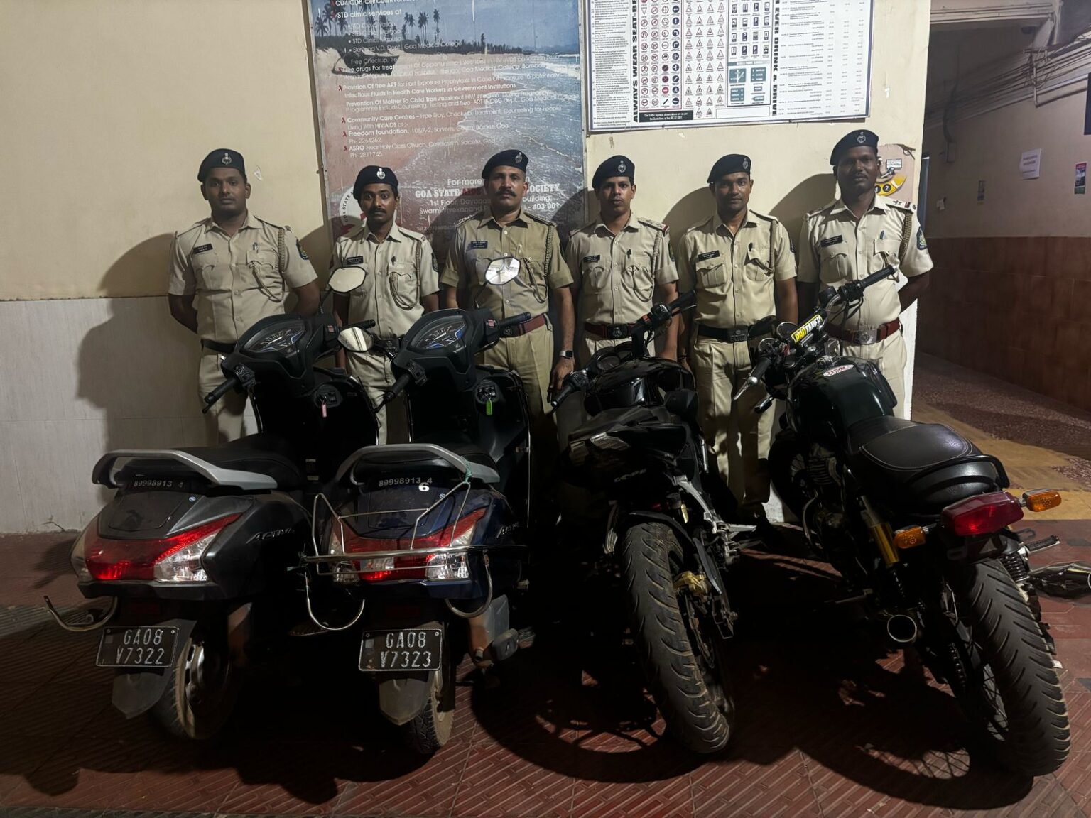 Margao Police Crack Down on Traffic Violations