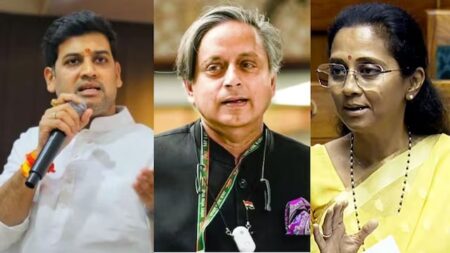 Shashi Tharoor, Shrikant Shinde, Supriya Sule Among 7 Team Leads In India’s Global Anti-Terror Outreach