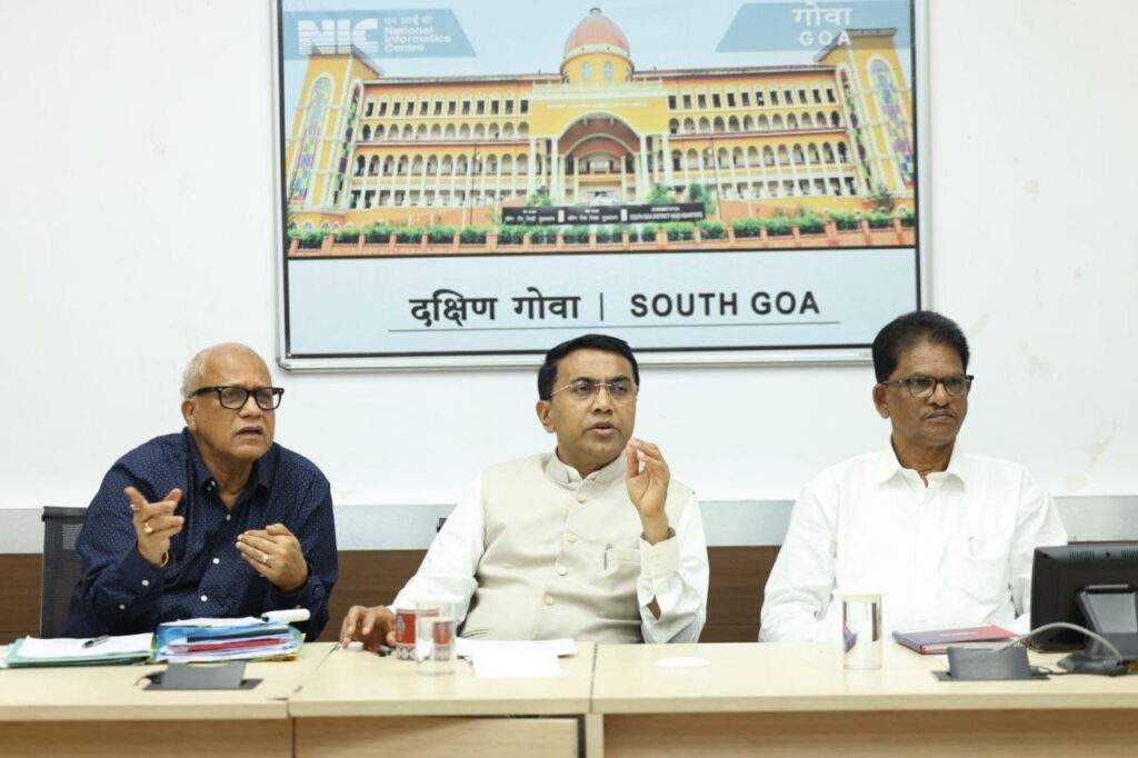 CM Sawant Clears Funds, Reviews Key Projects in Margao