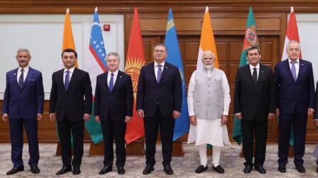 PM Modi Meets Central Asian Foreign Ministers, Reaffirms United Front Against Terrorism