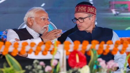 “I Stand Slightly Demoted…”: Omar Abdullah Uses PM’s Visit to Renew Call for J&K Statehood