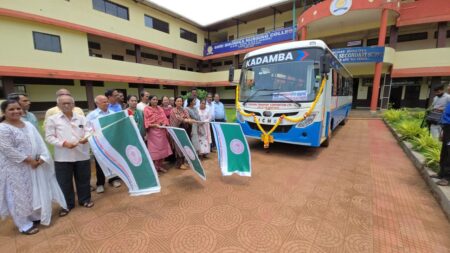 New KTCL Bus Service Inaugurated from Parye to Valpoi via Morlem