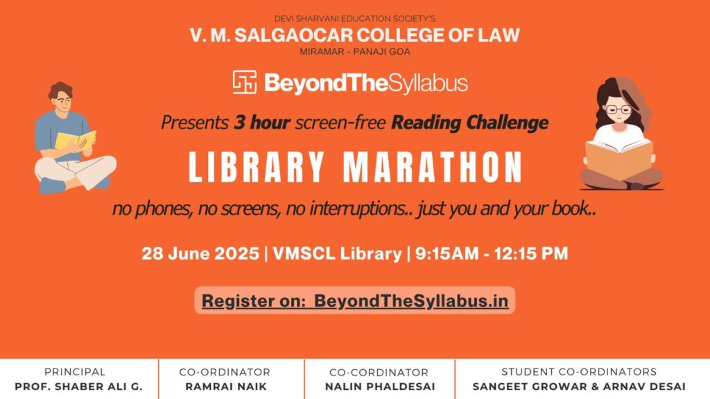 VMSCL to Host Unique 3-Hour Screen-Free Reading Challenge