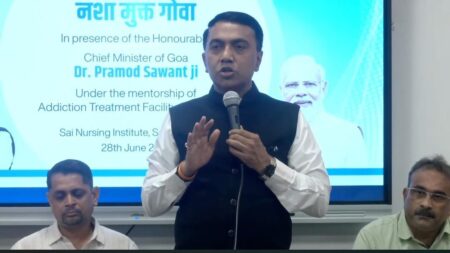 CM Sawant bats for drug free Goa