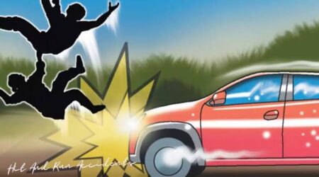 Minor Girl Injures Senior Citizen in Hit-and-Run Scooter Accident at Sanqueli