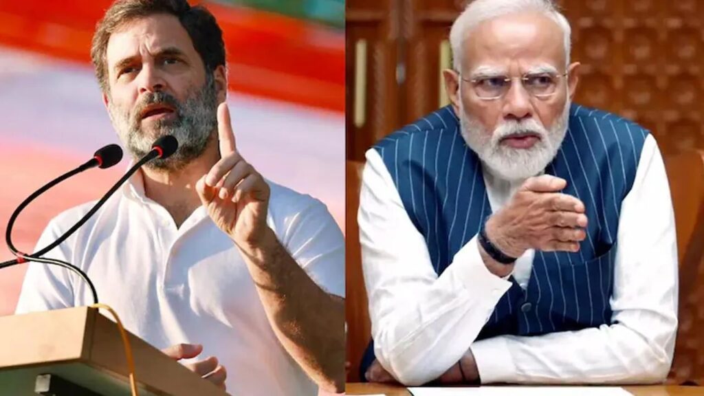 Rahul Gandhi Targets PM Modi Over Looming Trump Tariff Deadline