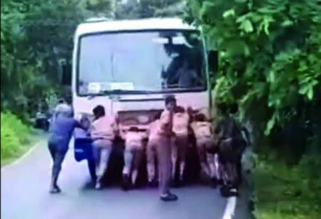KTC Driver Suspended After Students Made to Push Broken-Down Bus
