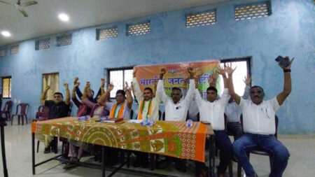 Canacona BJP condemns Vijay’s disparaging ‘BJP’s Puppet’ remark on Speaker Tawadkar.