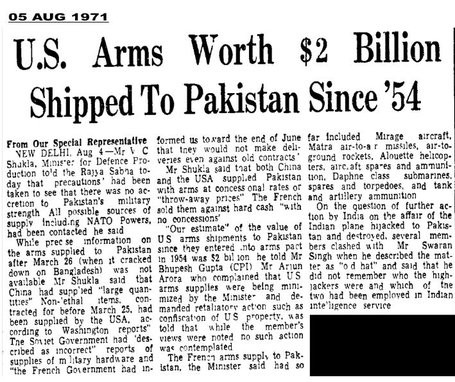 Army Digs Up US Arms Support to Pakistan Amid Trump’s India Threat