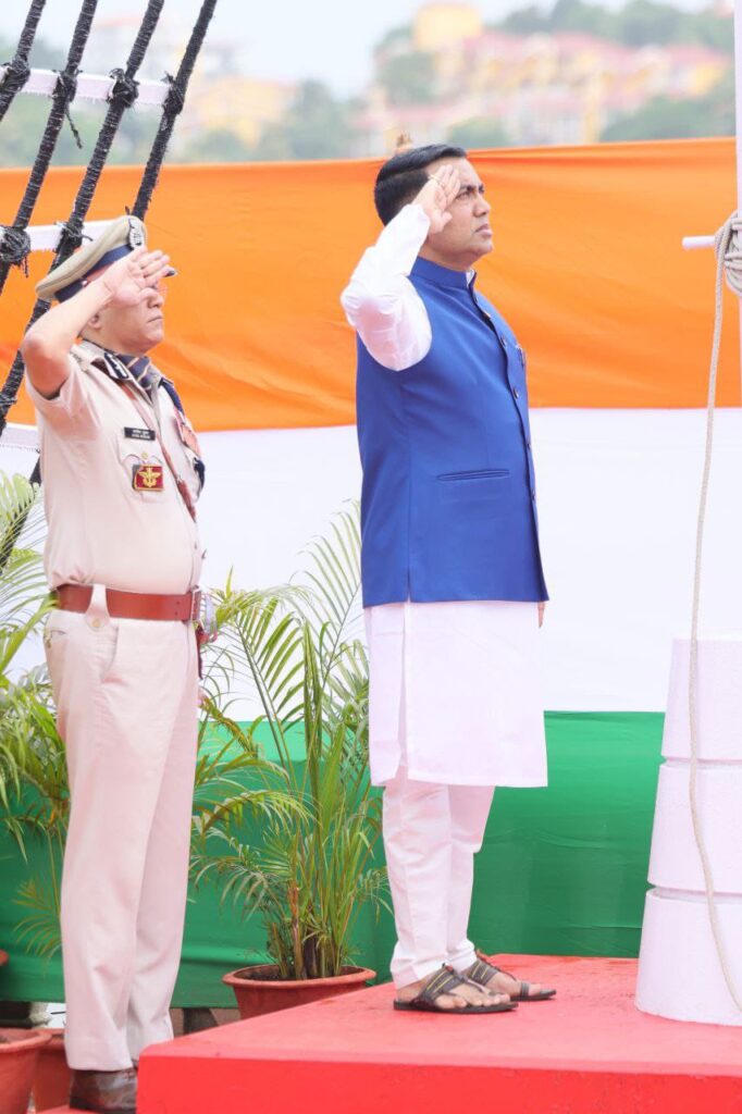 Independence Day: CM Sawant Pitches Safer, Self-Reliant Goa with Bold Reforms
