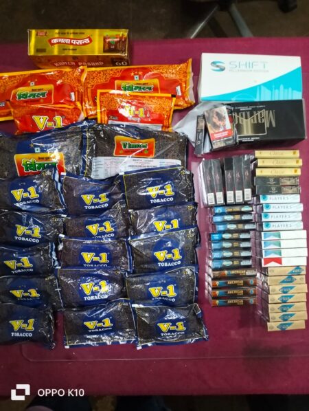 Verna Police Seize Tobacco Products Worth Over ₹10,000 Near Schools, Two Shop Owners Booked
