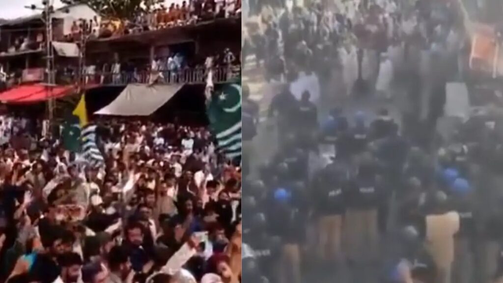 Massive Protests Erupt in PoK Against Shehbaz Sharif Government