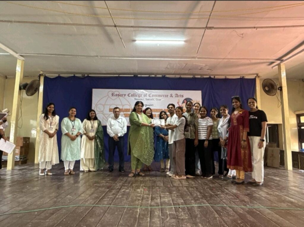 Inter-Class Social Awareness Competition “Heralds of Social Change” Held at Rosary College, Navelim