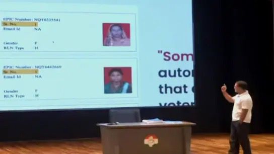 Rahul Gandhi Alleges Mass Voter Deletion in Karnataka Using Fake Logins, Software