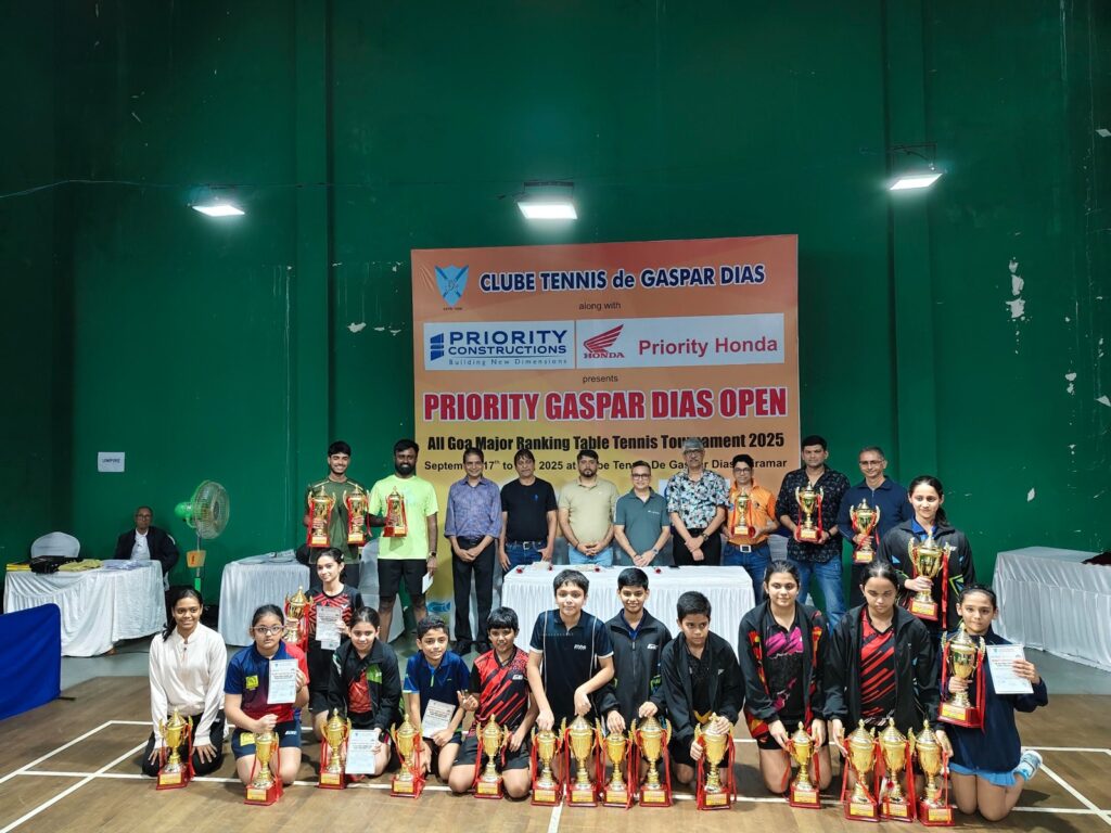 Priority Gaspar Dias Open Table Tennis 2025: Ishita Colaso Wins Triple Crown, Aaron Farias Bags Double