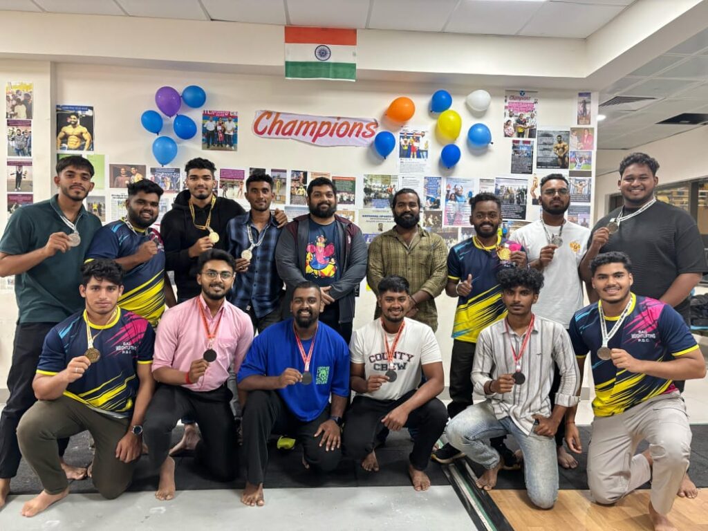 SAG Peddem Weightlifting Centre Boys Dominate Inter-Collegiate Championship