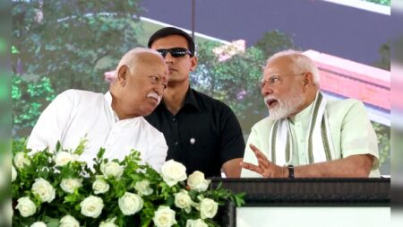 PM Modi Hails Mohan Bhagwat’s Leadership as RSS’s “Most Transformative” Phase in a Century