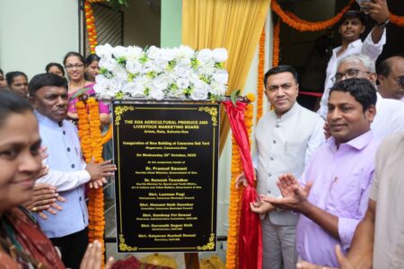 Goa CM Inaugurates New Sub Yard of Agricultural Marketing Board at Canacona