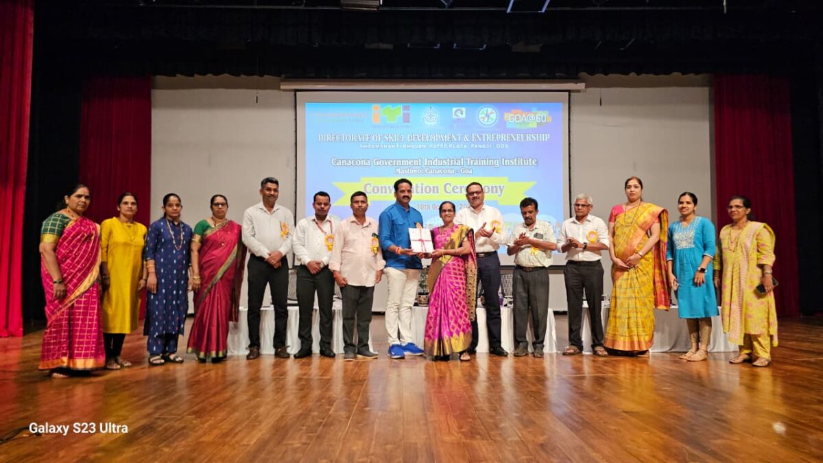 Canacona ITI Convocation Celebrates Skill Development and Self-Reliance ...