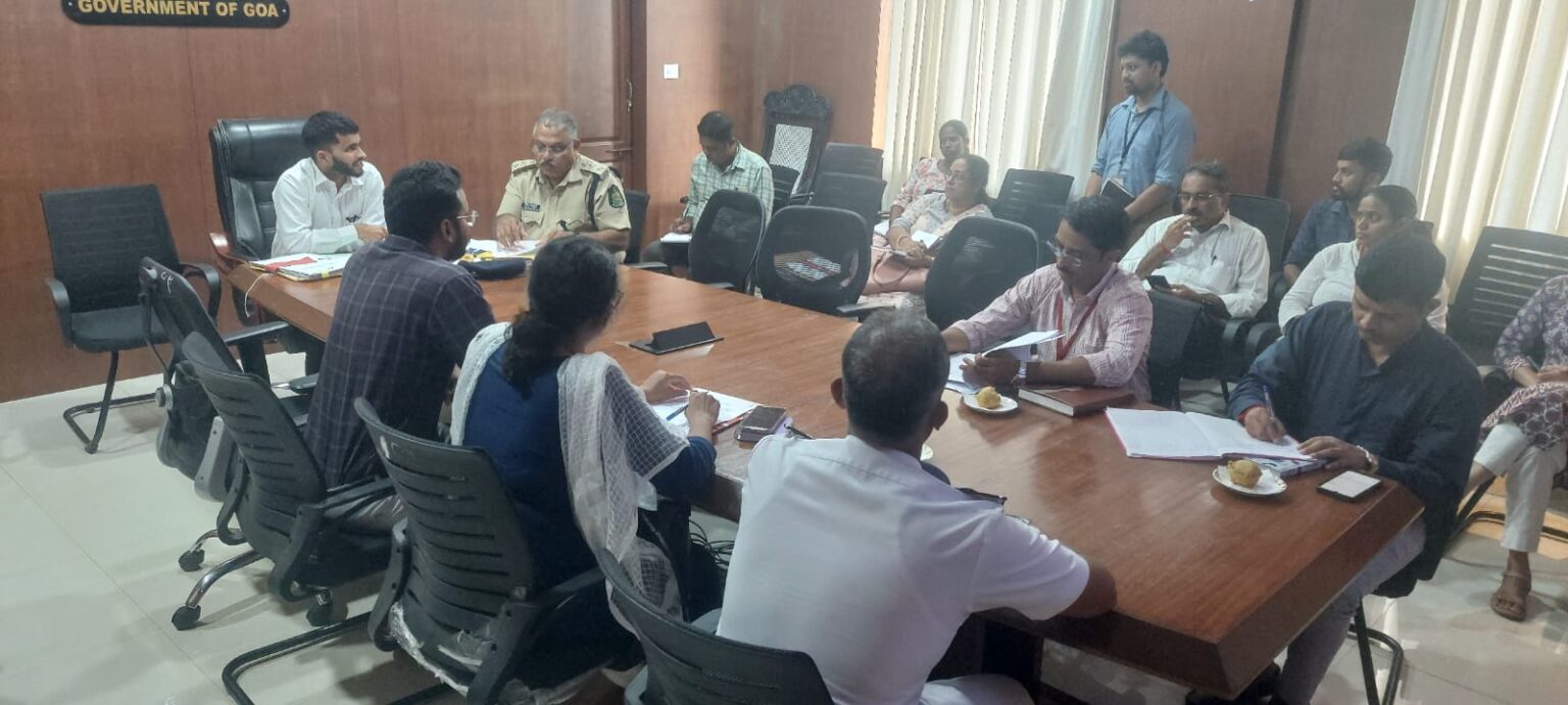North Goa DC chairs district level NCORD meeting to tackle drug mencace