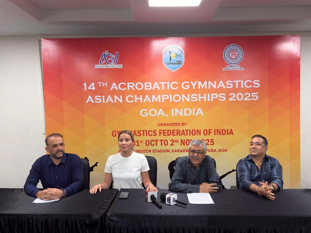Goa Set to Host 14th Acrobatic Gymnastics Asian Championships 2025 from October 31 to November 2