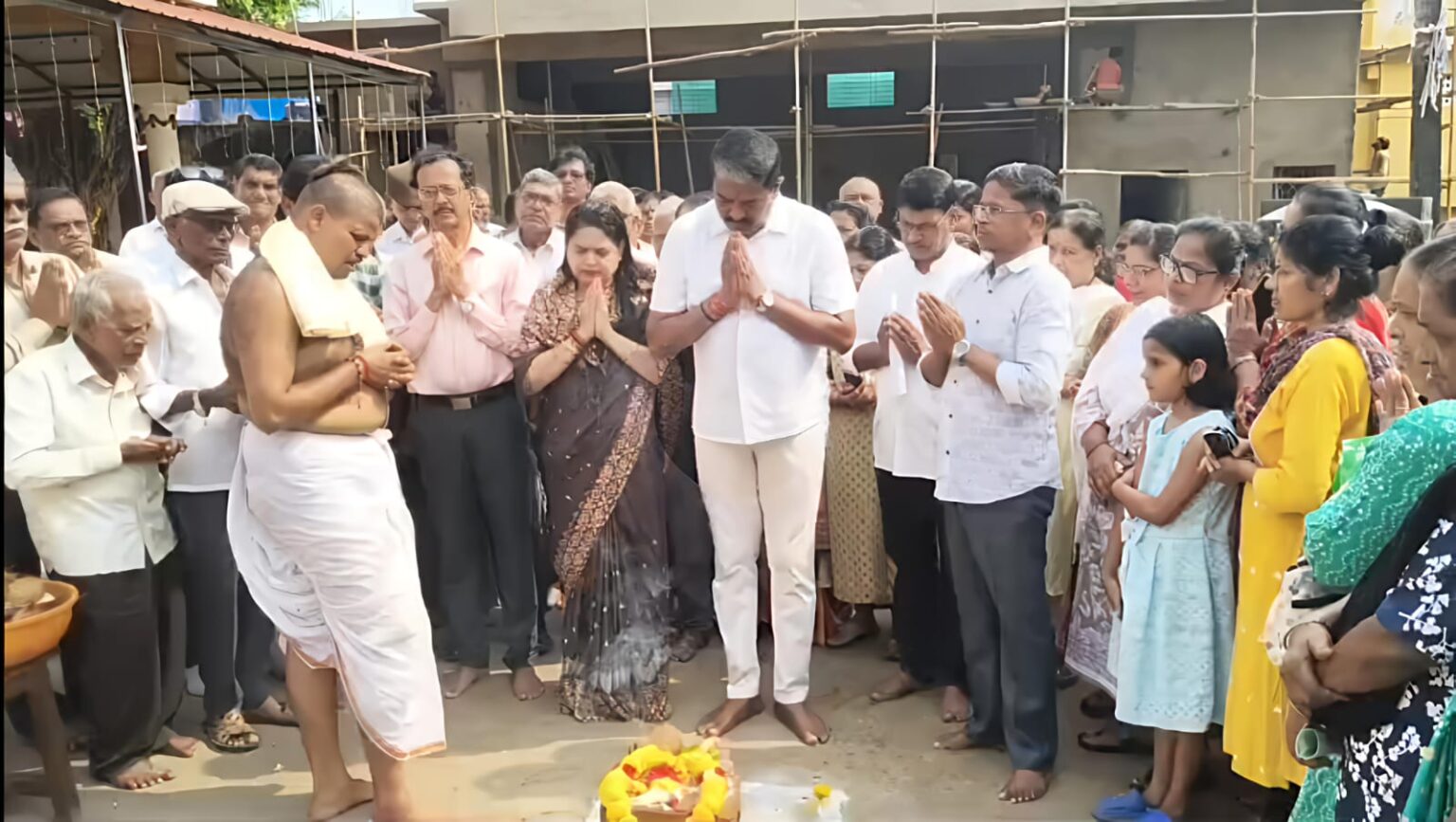 Beautification, illumination works begin at Laxminarayan Temple in Sada