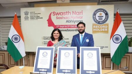 India’s Women’s Health Drive Sets Three Guinness World Records