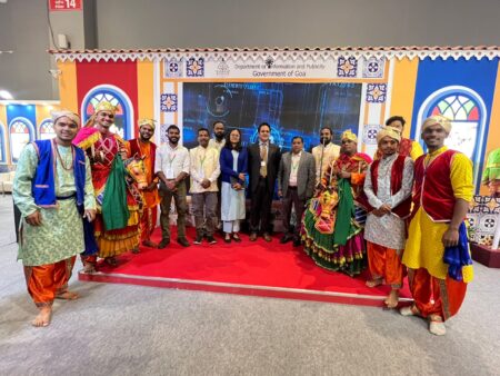 Gill Visits Goa Pavilion at IITF 2025, Lauds State’s Innovative Showcase