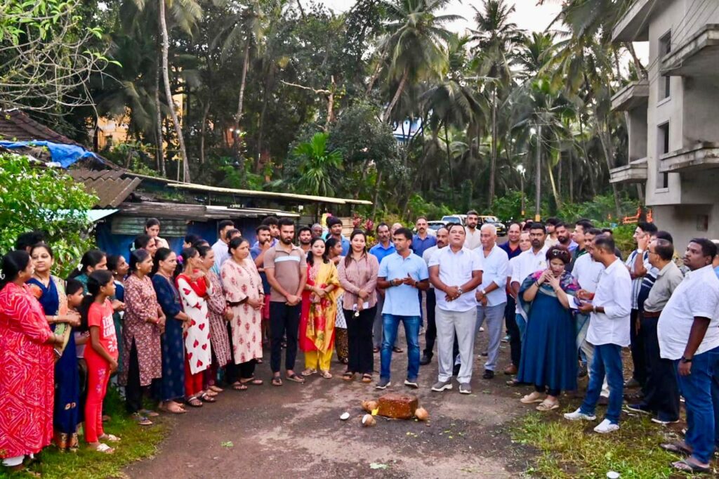 Min Godinho Inaugurates Key Development Works in Chicalim & Sancoale