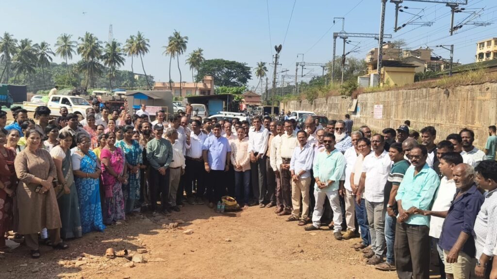 Vasco MLA launches long-pending railway underpass project near Tanya Hotel