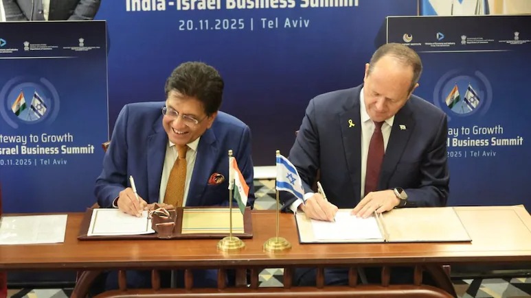 Free Trade Talks Begin: India and Israel Sign Terms of Reference