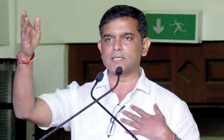 Palekar Slams Dhavalikar for ‘Misusing Holy Shrine’ Amid Cash-for-Jobs Row