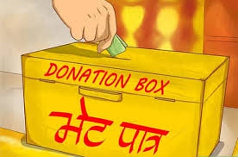Temple burglary in Khandepar; theft of donation box cash reported