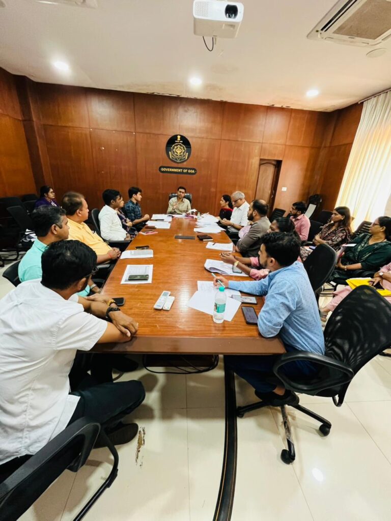 North Goa Collector reviews Polling Station Rationalisation with Political Parties