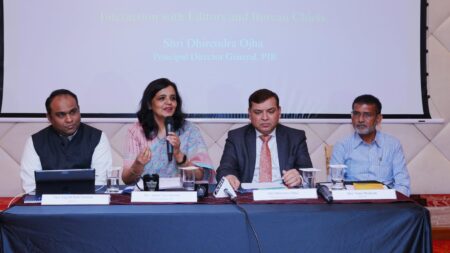 PIB holds media interaction ahead of IFFI 2025 in Goa