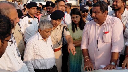 PM’s Visit to Partagal: Administration Reviews Security & Arrangements at Shree Gokarn Partagali Jeevottam Math