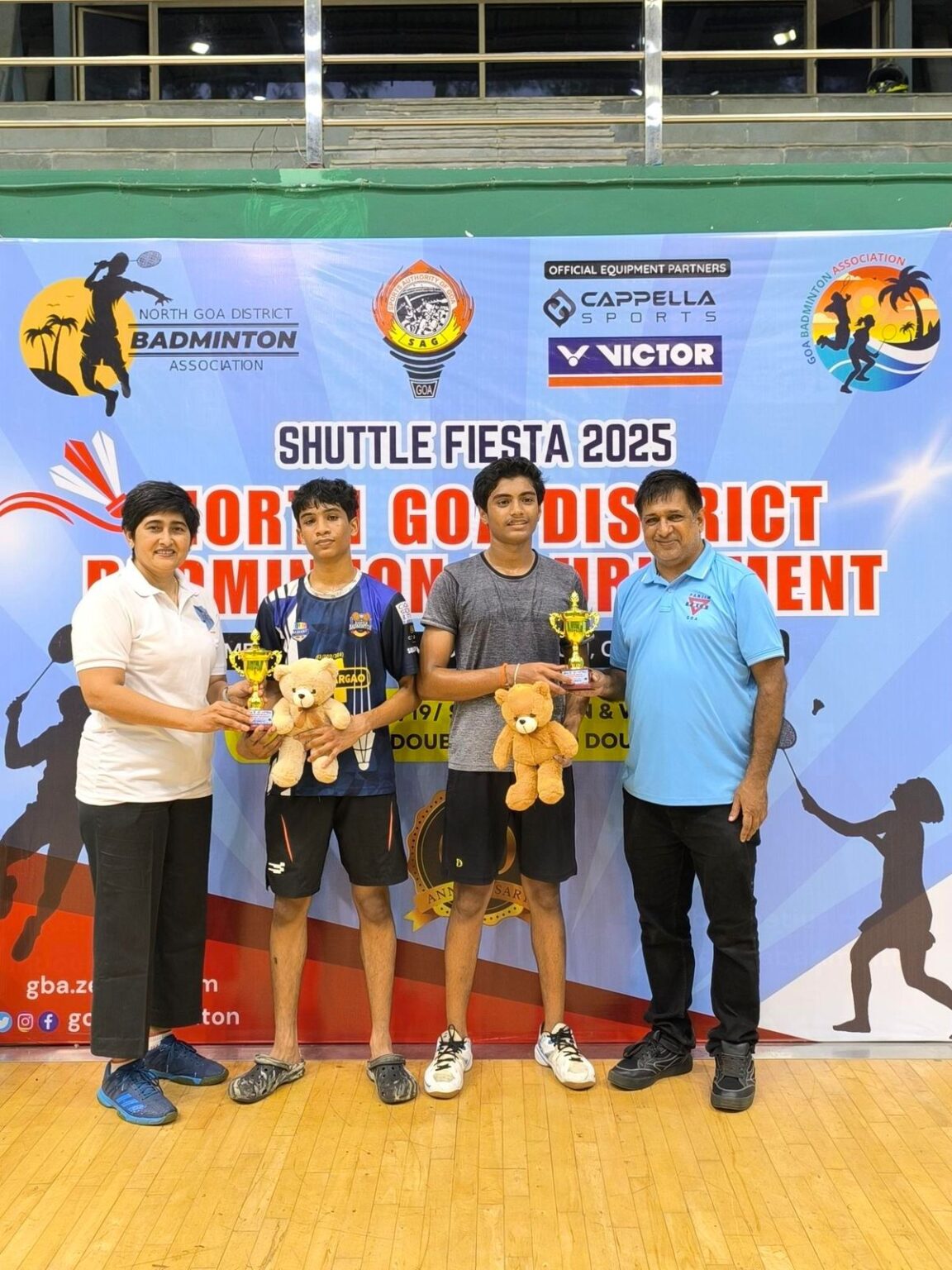 North District Badminton: Aloisius–Vansh, Jewel–Sampurna Crowned U17 Champions