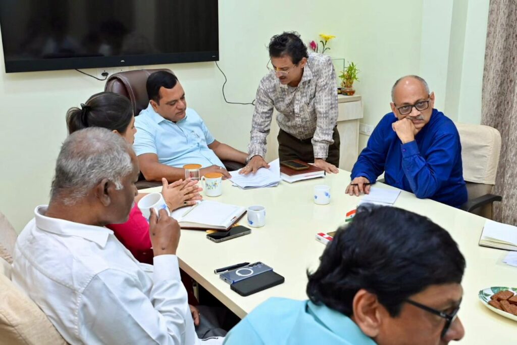 Transport Minister Reviews Traffic Diversions At Dabolim Flyover Work Site