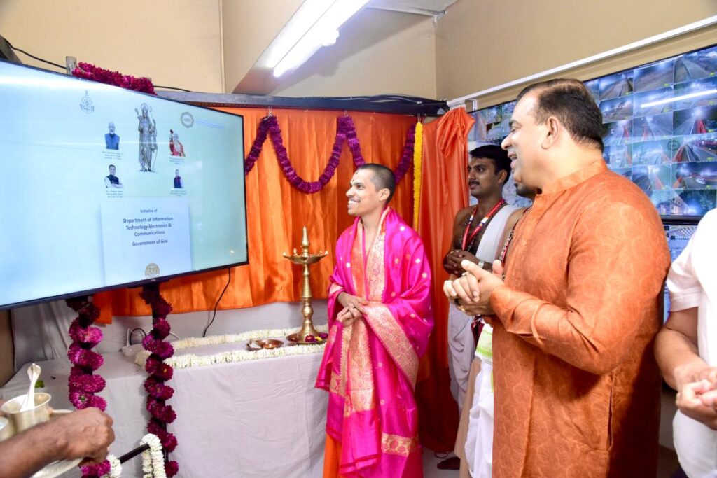 Digital push at Partagali Math: Over 100 WiFi hotspots, 240 CCTV cameras strengthen Canacona’s tech infrastructure