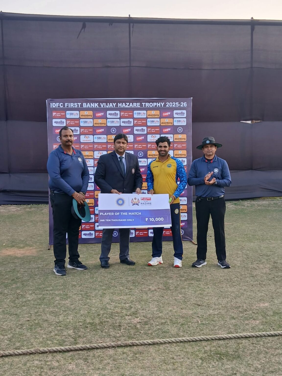 Goa hold nerve to beat Himachal Pradesh by eight runs in Vijay Hazare Trophy