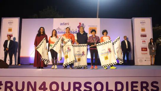 Over 24,000 Runners Join 9th Adani Ahmedabad Marathon in Tribute to Armed Forces