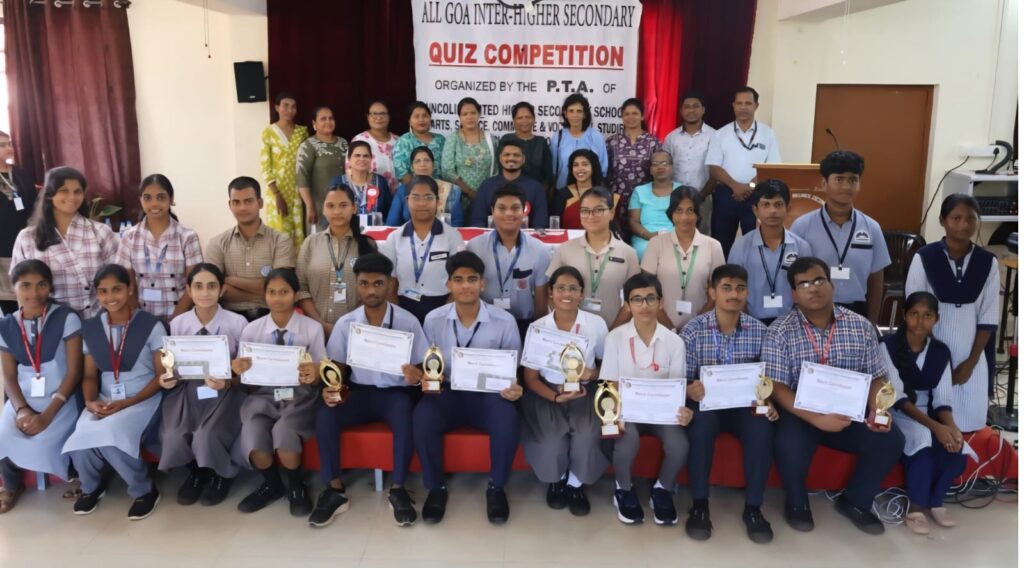 Damodar HSS of Science, Margao Wins Cuncolim United HSS Inter-HSS Quiz Competition