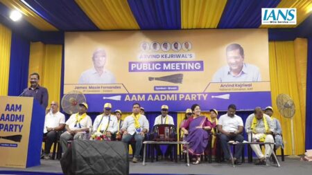Kejriwal Slams BJP Government at Xeldem Rally, Backs AAP ZP Candidate James Fernandes