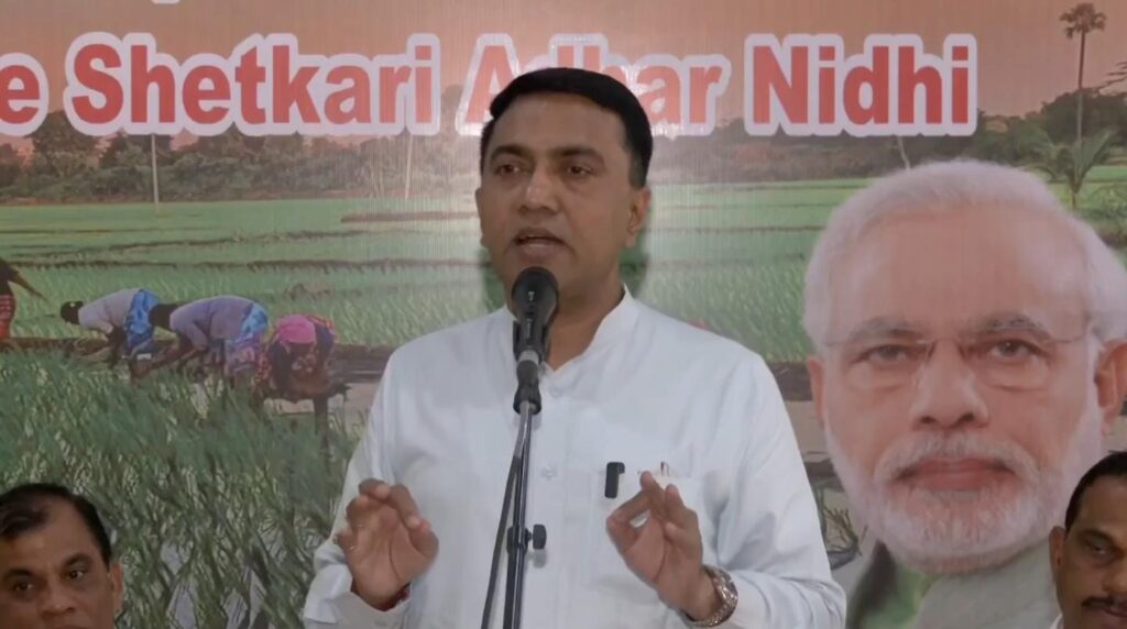 Goa CM disburses ₹3.70 cr compensation to rain-hit farmers in Bicholim taluka