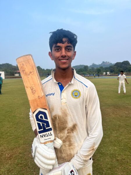 Goa Dismissed for 164 on Day One of Cooch Behar Trophy Quarterfinal