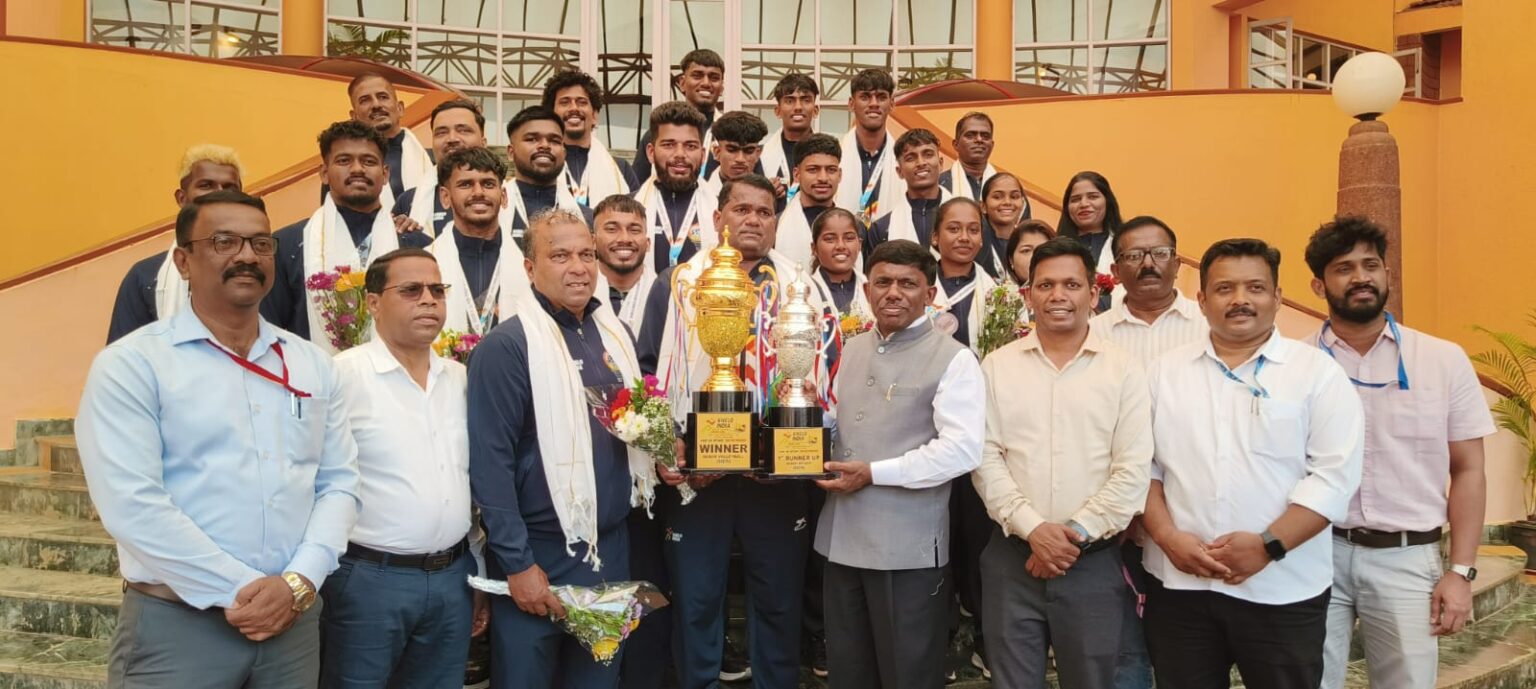 Goa’s Beach Sports Teams Felicitated for National Achievements