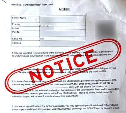 Questions Raised Over Electoral Roll Revision As Voters Allege Harassment