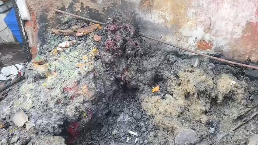 Fishing nets destroyed in fire at Bouter jetty, Vasco; loss estimated at ₹12 lakh